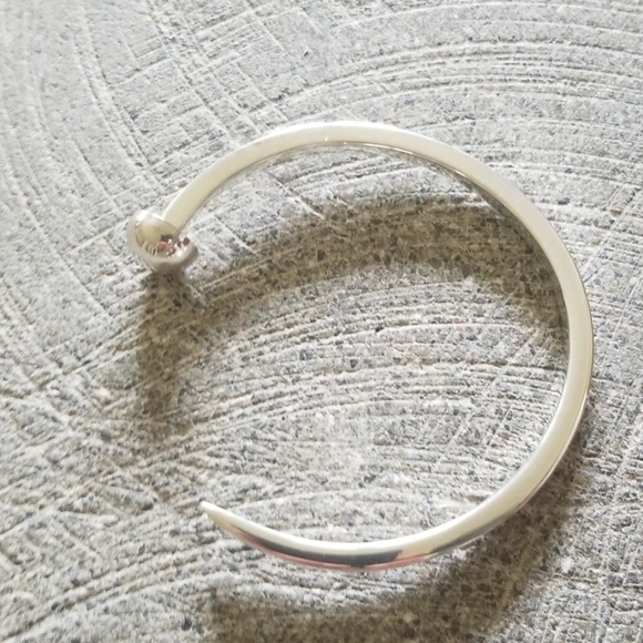 Jewelry - Sterling silver plated nail head cuff bracelet